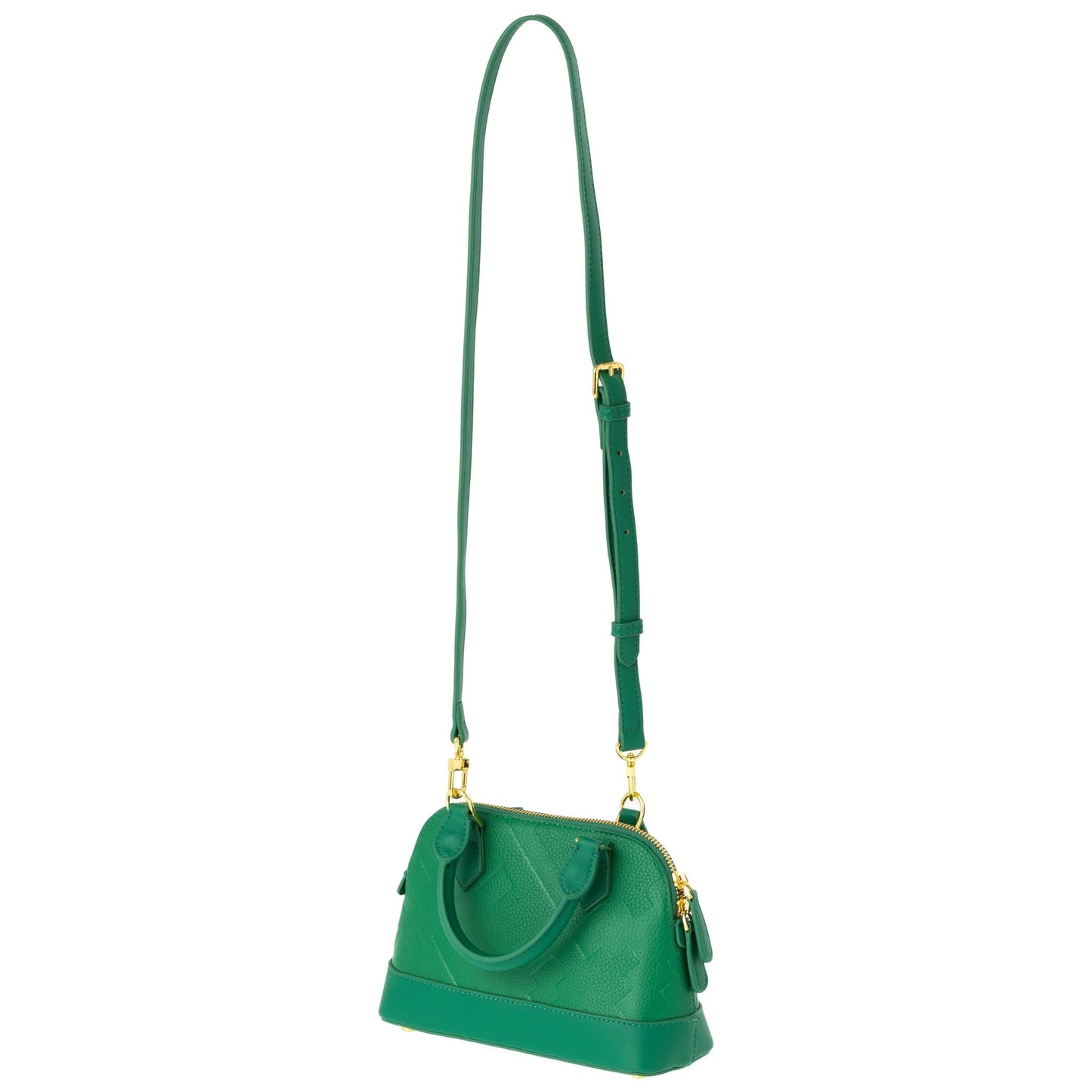 EMBOSSED DOME BAG - GREEN